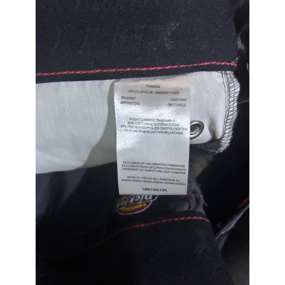 Dickies Performance Workwear Pants Womens 10R Gray Utility Straight Leg NEW - Picture 7 of 7